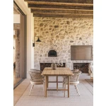 Tulum Teak Dining Table in Natura | Hertex - Image 2