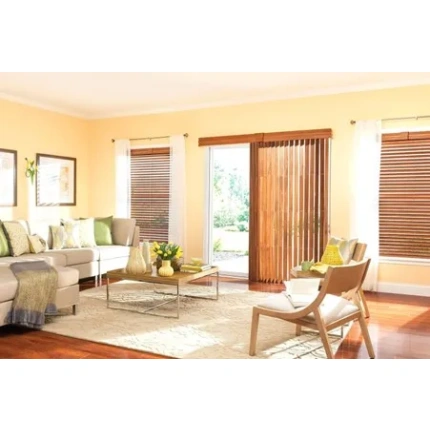 85mm Handcrafted Wooden Vertical Blinds